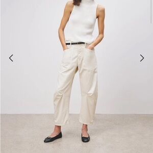 NILI LOTAN Shon Pants Size 4 in Stone